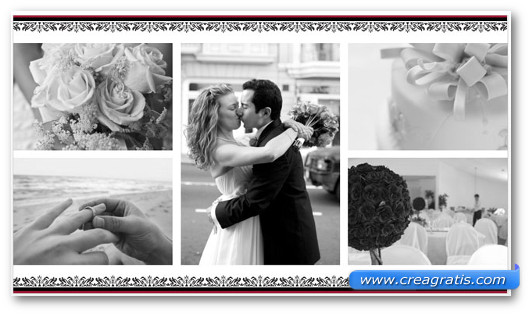 Template A Wedding Photo Album per PowerPoint