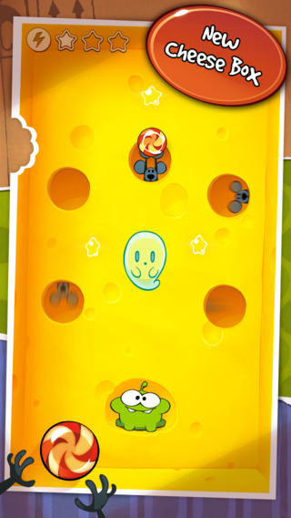 Schermata del gioco Cut the Rope per iPhone