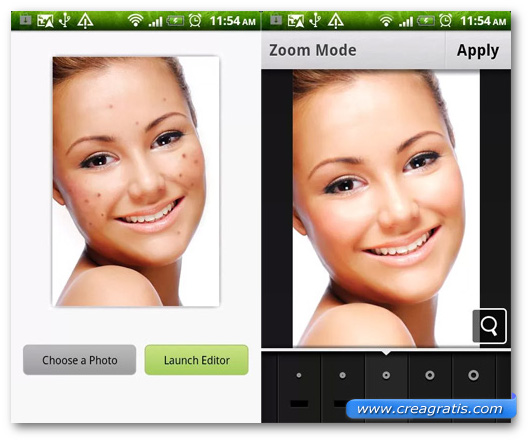 Schermate dell$0027applicazione Pimple Remover Photo Retouch per Android