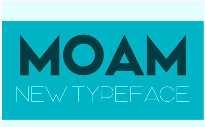 moam typeface