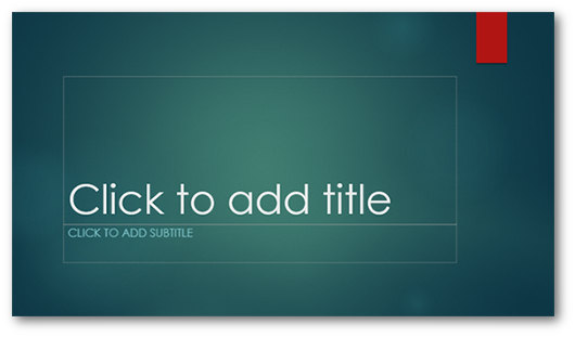 Immagine di un template PowerPoint del sito Microsoft Office Templates