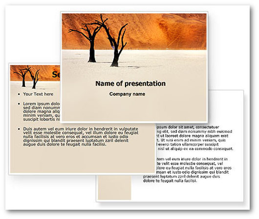 Immagine di un template PowerPoint del sito Powered Template