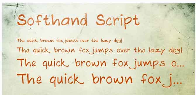 softhand script