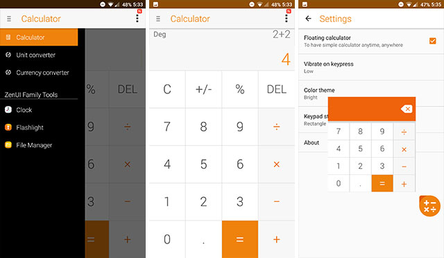 Le Migliori 5 App Calcolatrice Gratis per Android - Asus Calculator