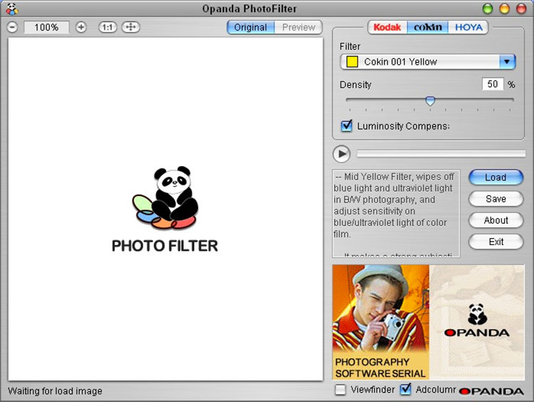 Programma per applicare filtri alle foto