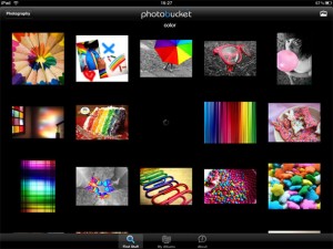 Applicazione di fotografia Photobucket per iPad